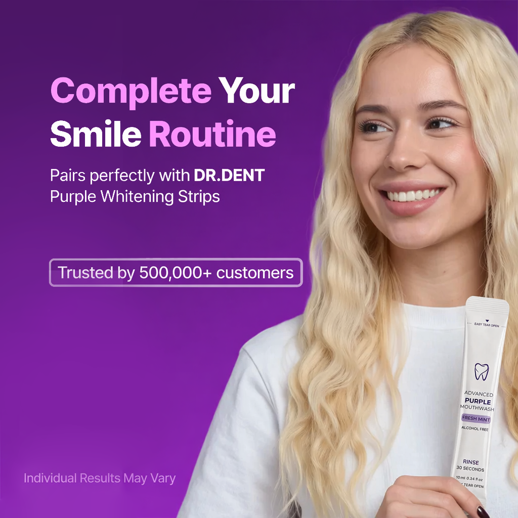 Purple Mouthwash Purple colour correction